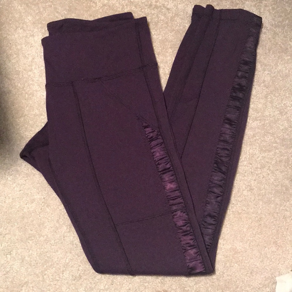 Dark plum leggings